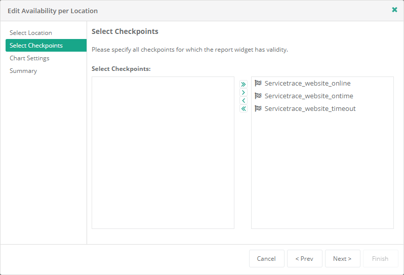 ServiceeReport Availability per Location Settings