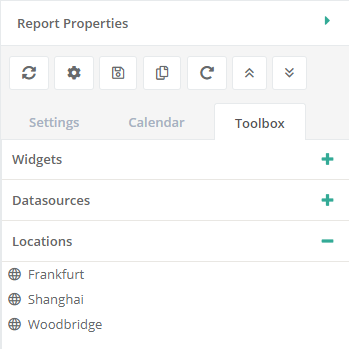 Service Report Toolbox - Locations