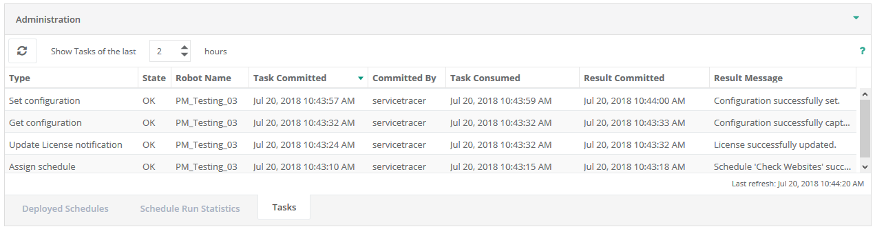 Tasks
