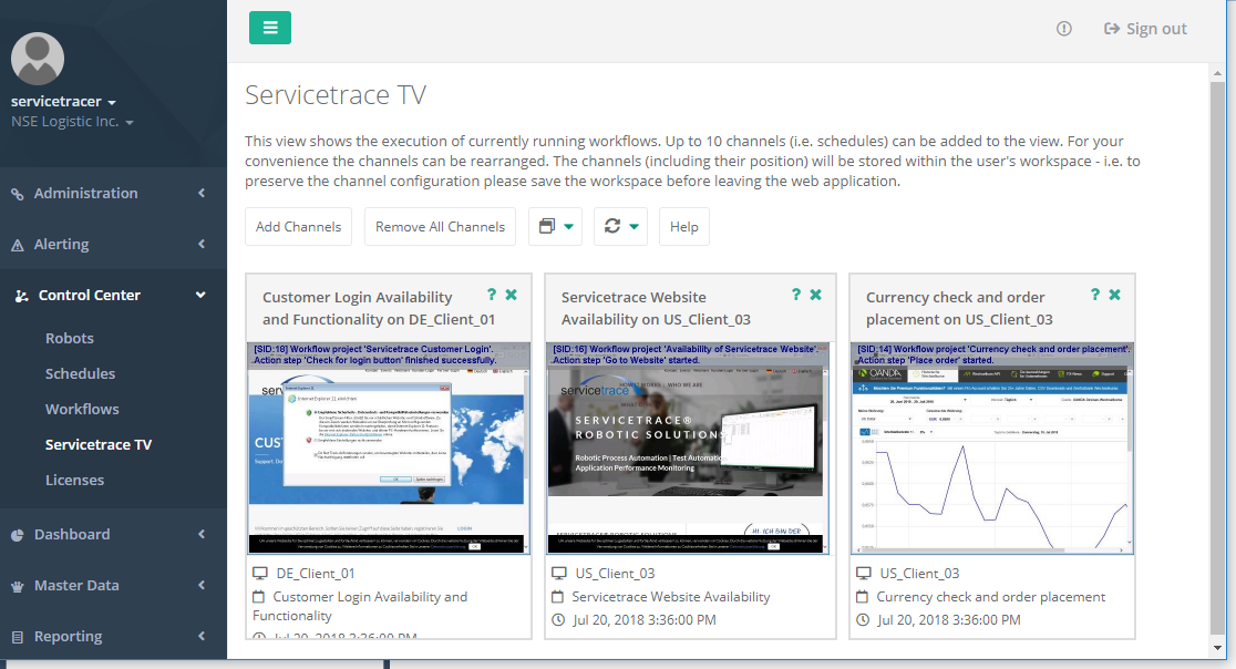 Servicetrace TV