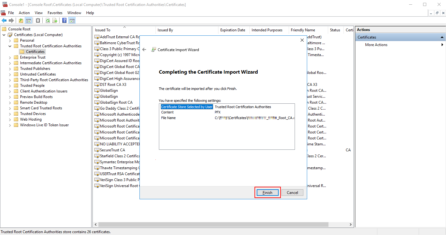 conf_ImportCert_WinKeystore_MMC_File_AddSnapIn_Certificates_TrustedRootCA_Import_Finish