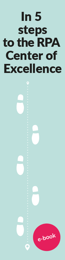 Link to E-Book: In 5 steps to the RPA Center of Excellence